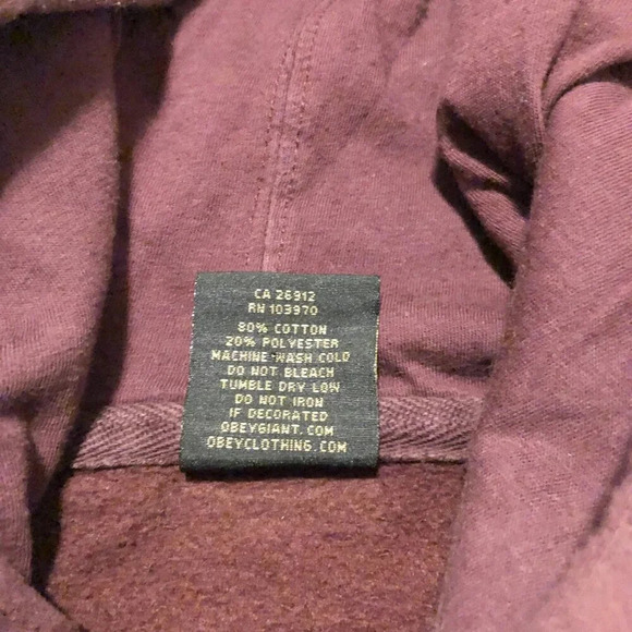 Obey  Hoodie Pullover Womens Size Small Sweatshirt - Picture 5 of 15